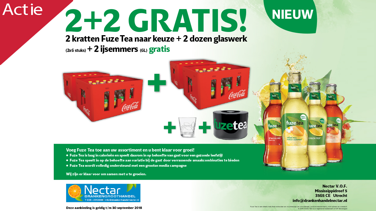 Nieuwsbrief-Nectar-Utrecht-Coca-Cola-Fuze-Tea-Actie